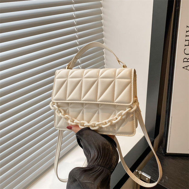 Quilted Mini Satchel Handbag