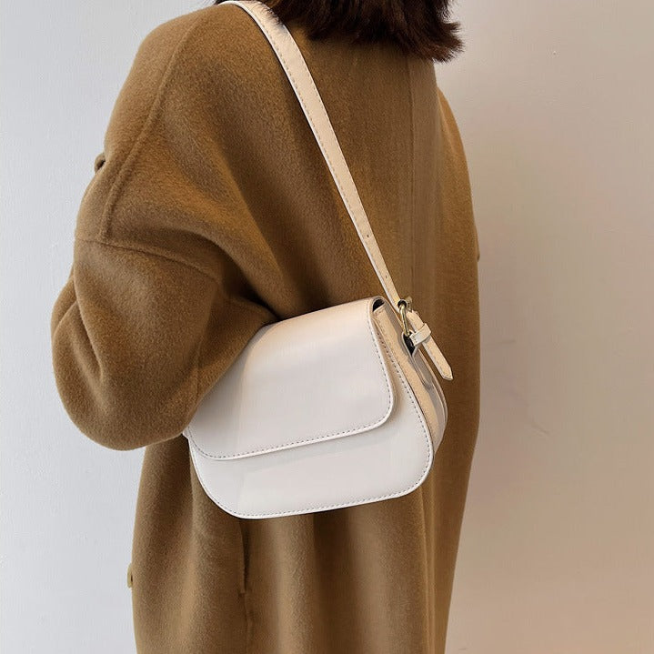 Handmade leather shoulder bag