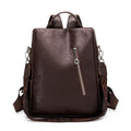 Elegant Faux Leather Backpack