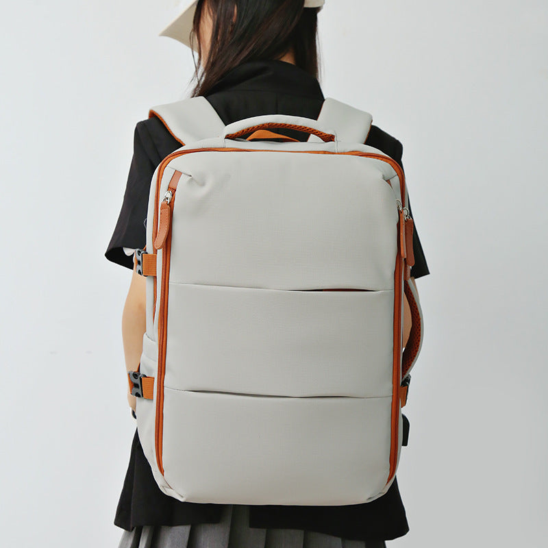 Sleek Multi-Compartment Backpack Calm Wears