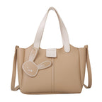 Structured Faux Leather Handbag