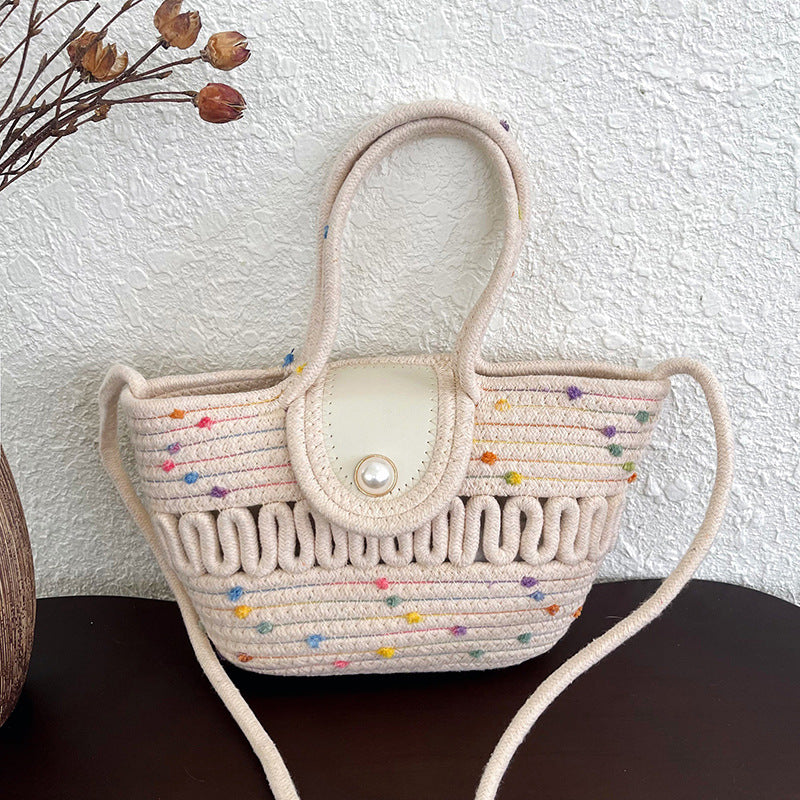 WoCharming Woven Mini Tote Bag