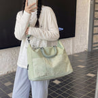 Elegant Sports Bag with Sparkling Star Pattern