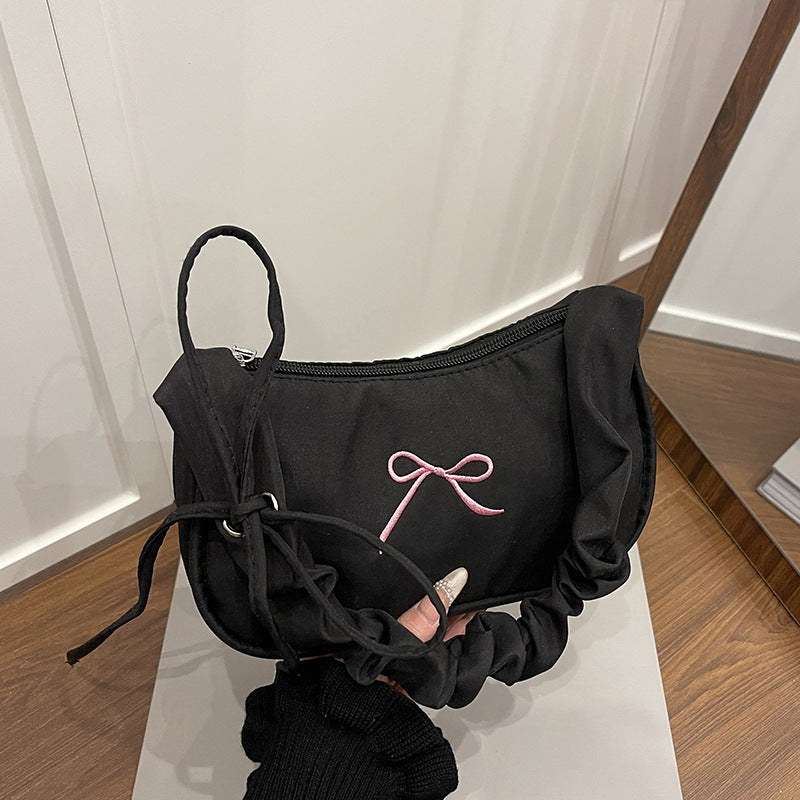 WoElegant Bow-Embellished Crossbody Bag