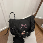 WoElegant Bow-Embellished Crossbody Bag