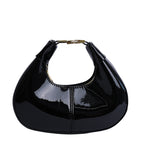 Glossy Patent Leather Evening Handbag