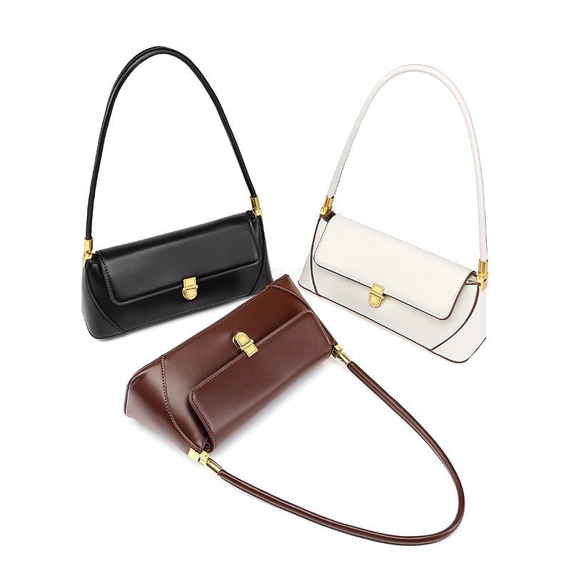 Structured Leather Handbag