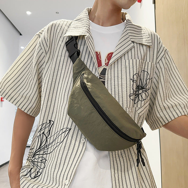 Functional waist bag with waterproof material