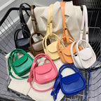 Women's mini handbag with elegant chain accent