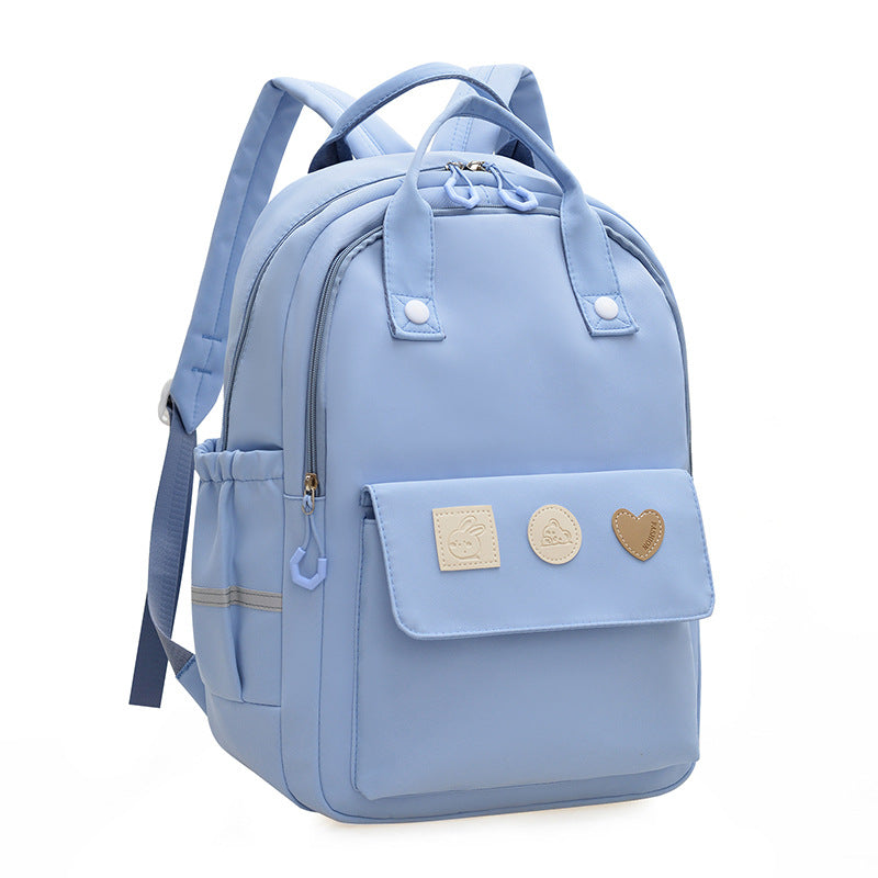 Cute and Functional School Backpack-https://detail.1688.com/offer/935042331300.html-Calm Wears-Blue-Calm Wears