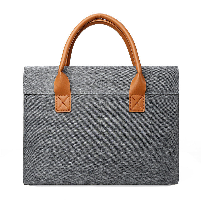 Elegant Structured Professional Tote Bag