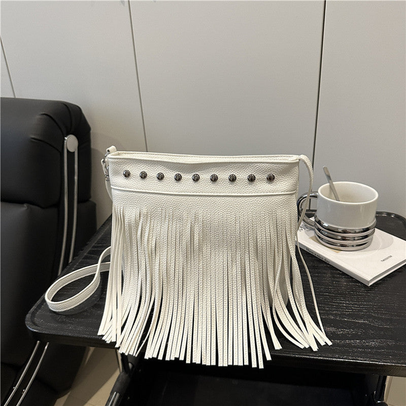 Ladies shoulder bag with fringes and studs-https://detail.1688.com/offer/940546135641.html-Calm Wears-White-nothing-Calm Wears