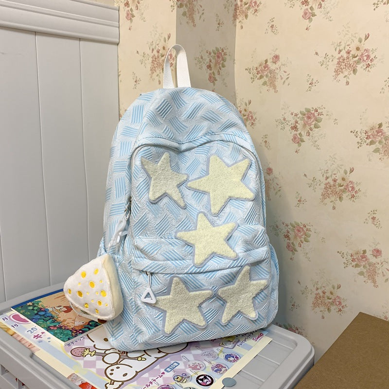 Cute Star-Embellished Backpack