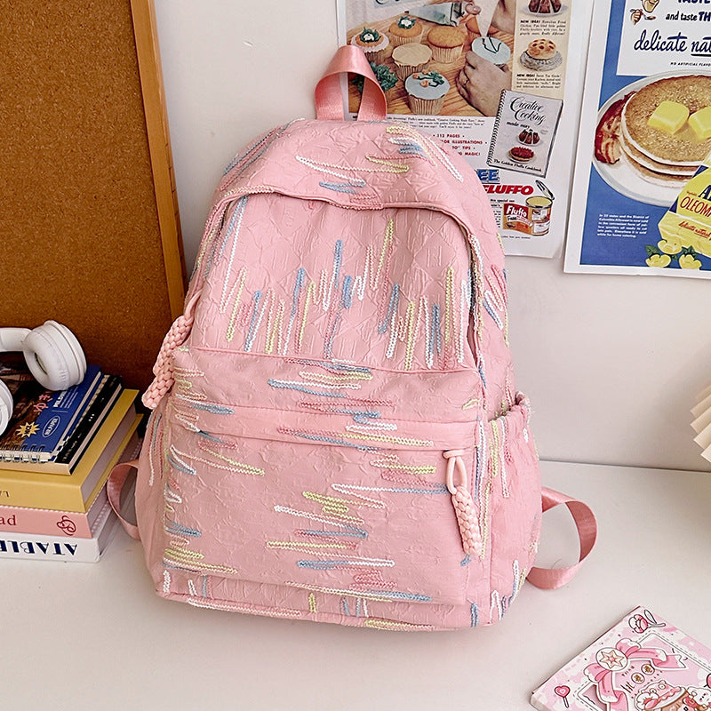 Abstract Patterned Backpack