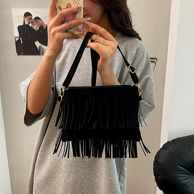 Stylish Fringe Crossbody Bag