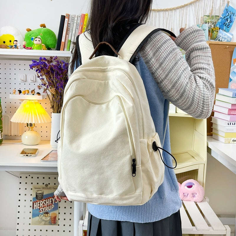 Backpack with ergonomic padding and functional compartments