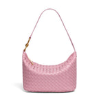 Woven Leather Hobo Bag