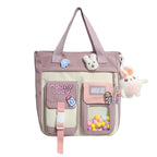 Whimsical Multi-Compartment Messenger Bag