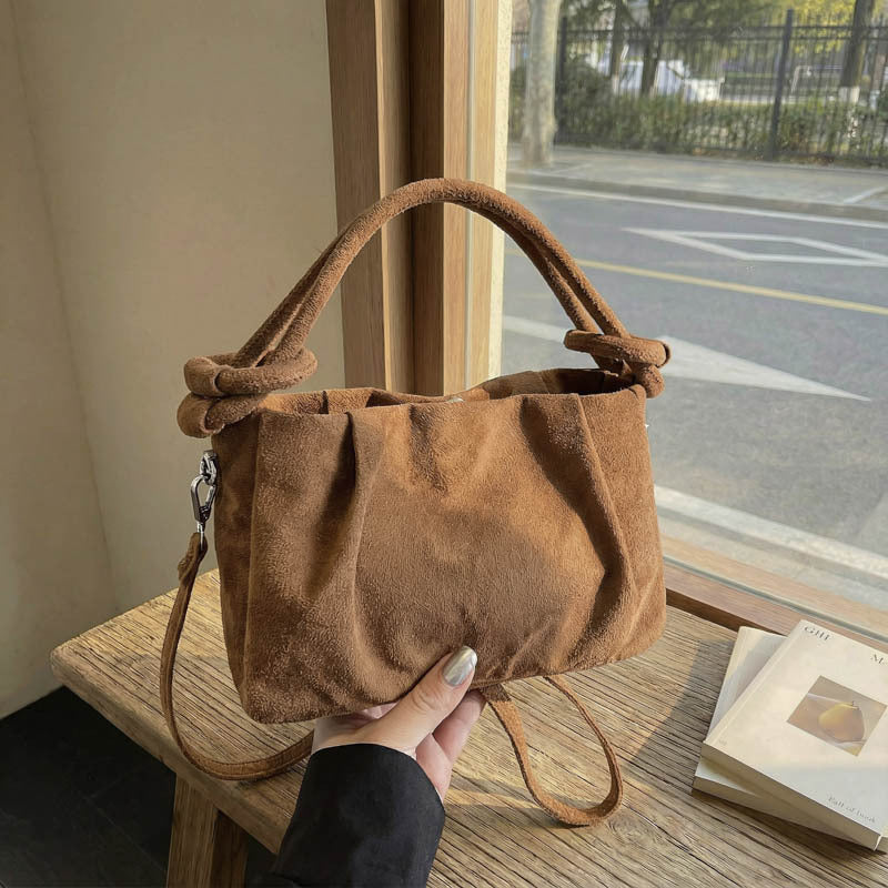WoSoft Suede Hobo Bag
