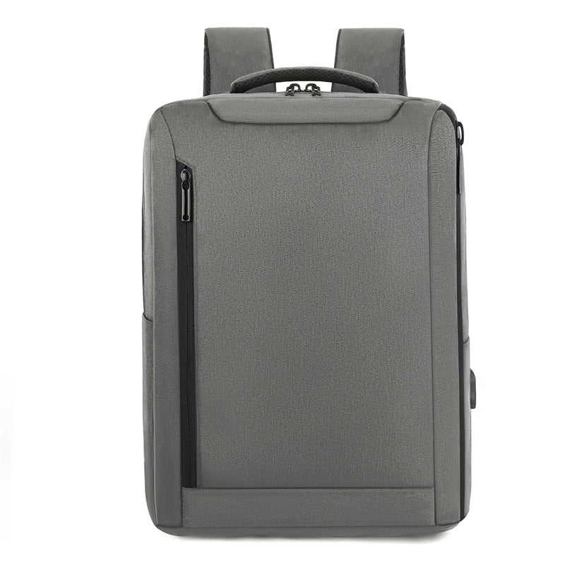 Backpack with special laptop and tablet compartment-https://detail.1688.com/offer/1044267283095.html-Calm Wears-Light grey-nan-Calm Wears