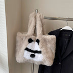 Plush shopping bag