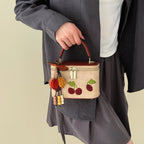 Women's practical shoulder bag with cute fruit motif and practical inner pocket-https://detail.1688.com/offer/1059031522234.html-Calm Wears-Khaki-nothing-Calm Wears