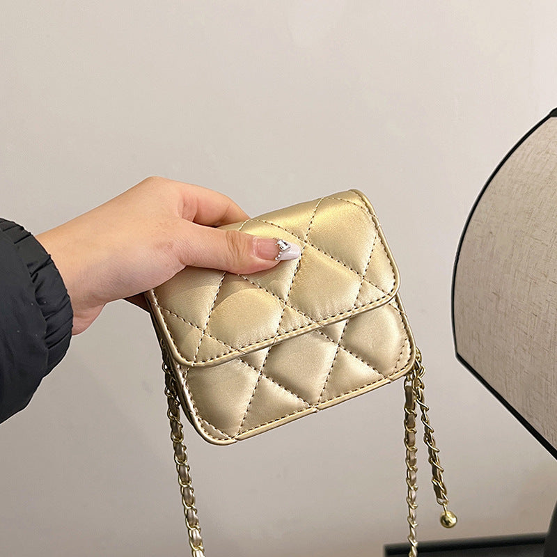 Women's mini crossbody bag with shiny chain and charming pendant-https://detail.1688.com/offer/771499177012.html-Calm Wears-Braun-nothing-Calm Wears