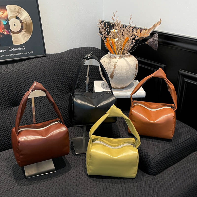 Vintage-Inspired Structured Handbag
