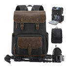 Multifunctional backpack with camera equipment compartments