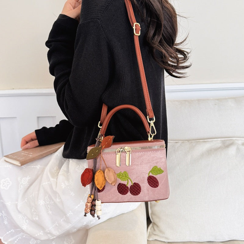 Women's practical shoulder bag with cute fruit motif and practical inner pocket-https://detail.1688.com/offer/1059031522234.html-Calm Wears-Khaki-nothing-Calm Wears