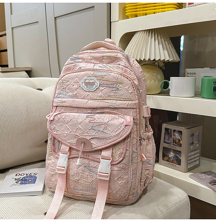 Fashion-Forward Utility School Backpack-https://detail.1688.com/offer/1059432200061.html-Calm Wears-Pink-Calm Wears