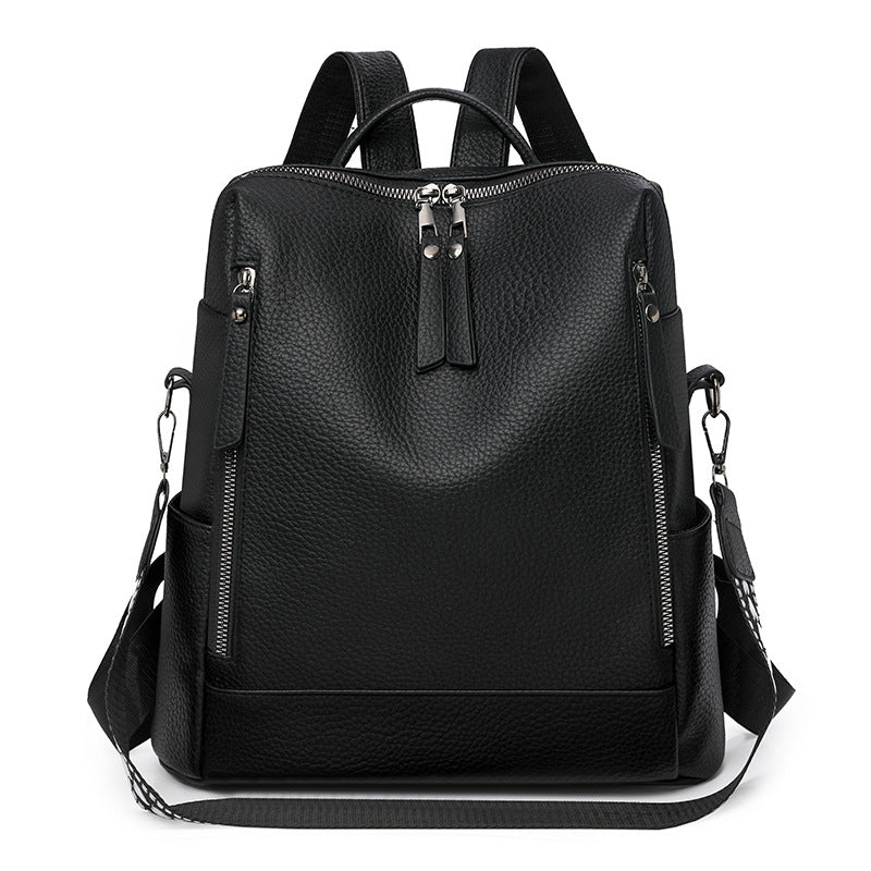 Textured Multi-Pocket Backpack