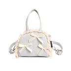 WoCharming Bow-Embellished Everyday Handbag