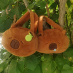 Plush handbag in cute bear design