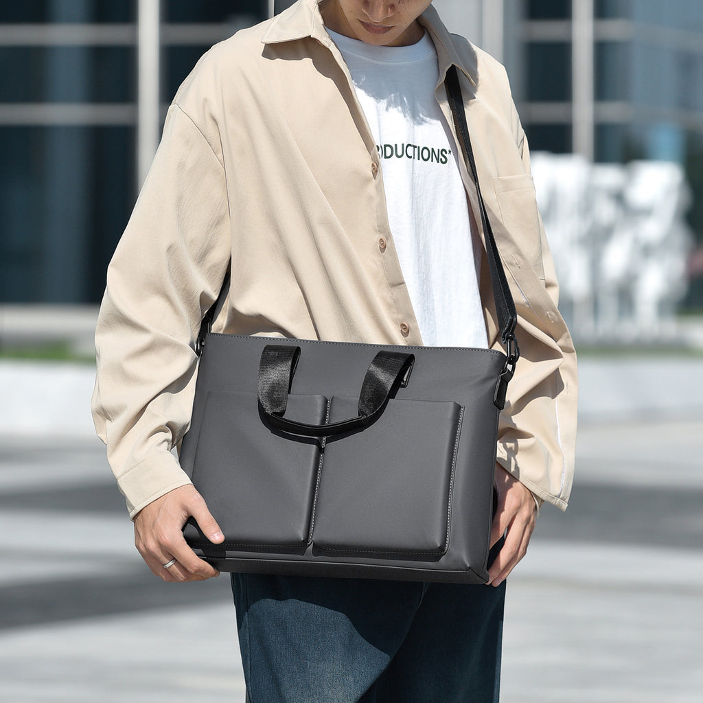 Stylish Multi-Pocket Business Tote Bag