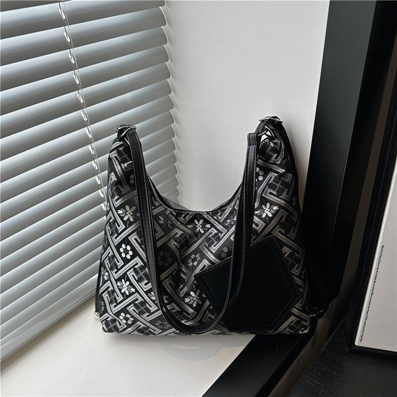 Stylish Geometric Pattern Shoulder Bag