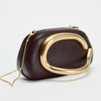 Statement Clutch with Sculptural Handle
