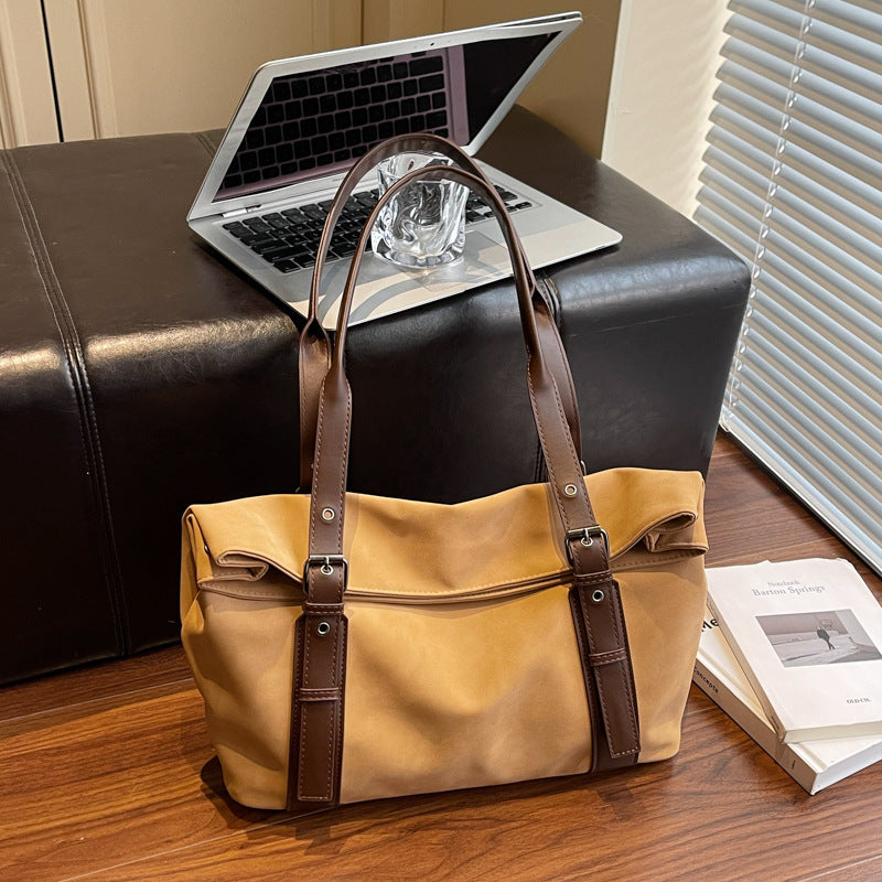 Women multifunctional Tote Bag with sturdy carrying handles-https://detail.1688.com/offer/994436788801.html-Calm Wears-Black-nothing-Calm Wears