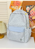 Casual Cotton Blend Backpack for Daily Use