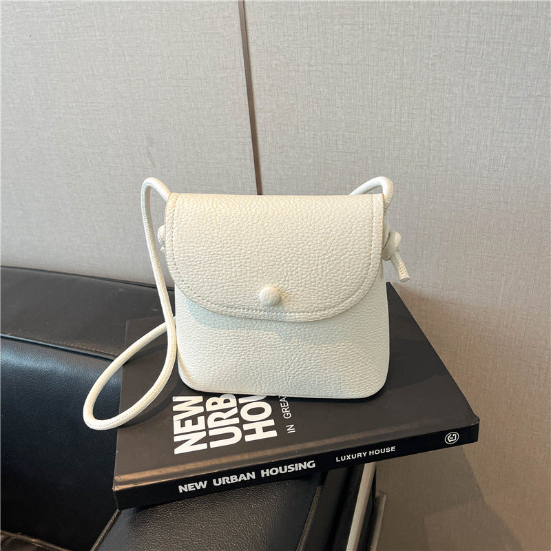 Versatile Textured Crossbody Handbag