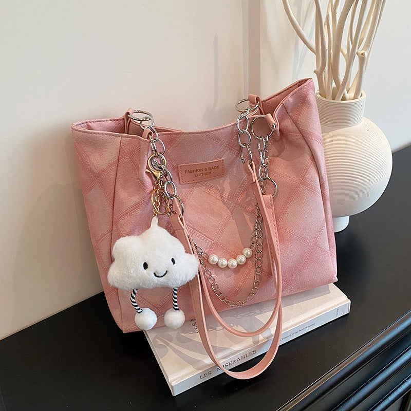 Women Leisure Tote Bag-https://detail.1688.com/offer/985007147715.html-Calm Wears-Rosa-Size: With pendant-Calm Wears