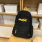 Casual Music-Themed Backpack