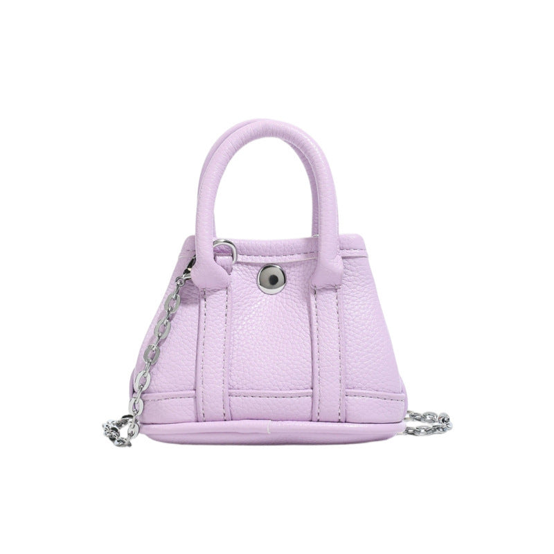 Ladies mini handbag with smooth structure and removable chain strap-https://detail.1688.com/offer/1046189156241.html-Calm Wears-Lilac-nothing-Calm Wears