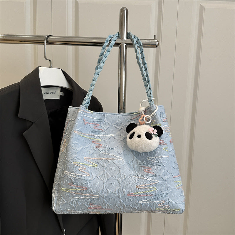 Quilted Decorative Shoulder Bag