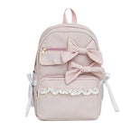 Cute Bow-Detail Backpack