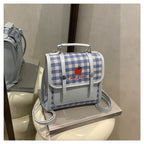 Playful Checked Mini Backpack