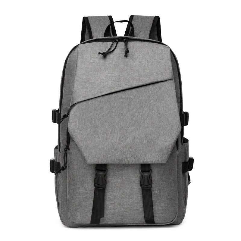 Backpack with ergonomic carrying system and multifunctional compartments