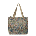 Women's tote bag with floral embroidery design and sturdy handles-https://detail.1688.com/offer/810077843072.html-Calm Wears-Rosa-nothing-Calm Wears