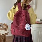 Backpack with Sparkling Stars and Modern Details