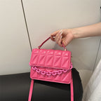 Quilted Mini Satchel Handbag